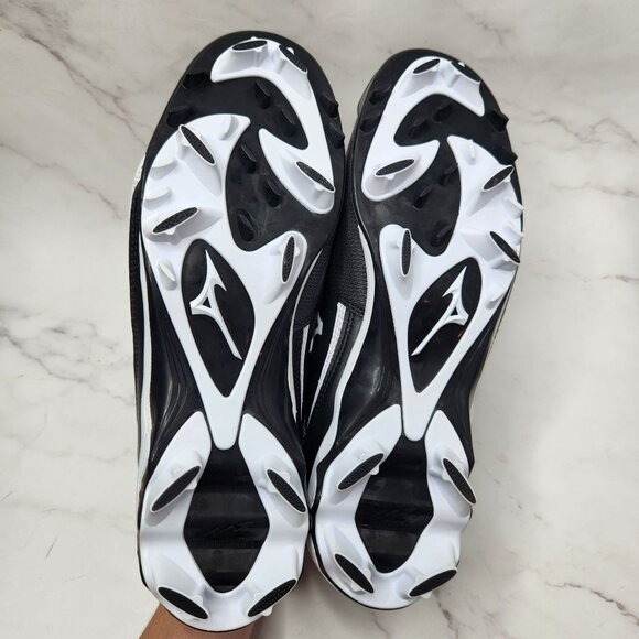 NIB Mizuno Black Fastpitch Softball Cleats 9 Spike Watley G3 Switch Shoes 12 - Picture 8 of 11